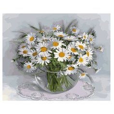 Molly Картина по номерам "Ромашки" 40х50 см (KH0194)