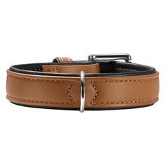 Ошейник HUNTER Canadian 55 42-48 см cognac/black