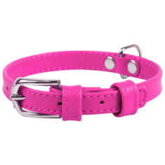 Ошейник COLLAR Glamour без украшений 3270 27-36 см розовый