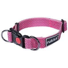 Ошейник Rukka Star L 45-70 см розовый