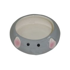 Миска Foxie Elephant для грызунов, 80 мл серый
