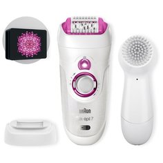Эпилятор Braun 7-545 Silk-epil 7 белый/розовый