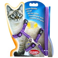 Комплект Nobby 78009 (поводок + шлейка) фиолетовый