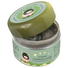 Minabao Carbonated Bubble Clay Mask Очищающая кислородная пузырьковая маска на основе глины, 100 г