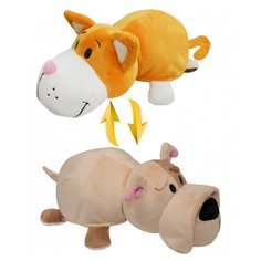 Мягкая игрушка 1 TOY Вывернушка Оранжевый кот-Бульдог 15 см
