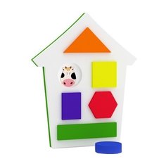 Рамка-вкладыш ElBascoToys Домик (04-001), 6 дет.