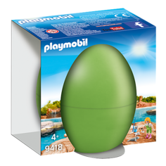 Набор с элементами конструктора Playmobil Wild Life 9418 Смотритель зоопарка