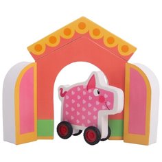 Кубики Деревяшки Поросёнок Хрю 18WEVA02