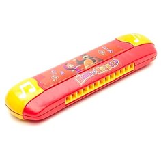 Играем вместе губная гармошка Маша и Медведь B323587-R2 красный/желтый