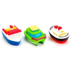 Набор для ванной Играем вместе Корабли (В1466423) белый/зеленый/красный