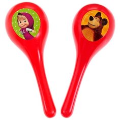 Играем вместе маракас Маша и Медведь B409790-R2 красный