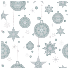 Ткань STOF PEPPY (P - W) для пэчворка 4594 фасовка 50 x 55 см 144±5 г/кв.м елочные украшения 100