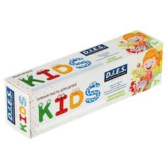 Зубная паста D.I.E.S. Фруктовое мороженое 3+, 35 мл