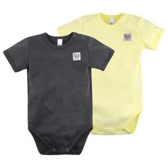 Боди Bossa Nova размер 80, желтый/графит