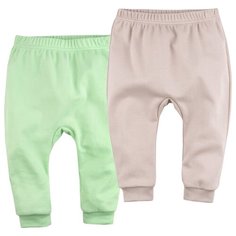 Ползунки Bossa Nova размер 86, салатовый/бежевый