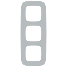 Рамка 3п Legrand Valena Allure 754393, алюминиевый