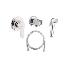 Смеситель для биде Grohe BauEdge 124898 однорычажный встраиваемый лейка в комплекте хром