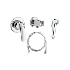 Смеситель для биде Grohe BauCurve 124899 однорычажный встраиваемый лейка в комплекте хром