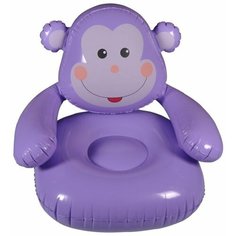 Надувное кресло Bestway Lil Monkey Inflatable Chair сиреневый