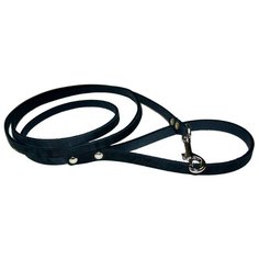Поводок для собак Аркон Стандарт однослойный черный 1.4 м 8 мм