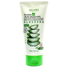 Blumei пенка для умывания Blumei Jeju Moisture Aloe Vera Foam Cleanser, 150 мл