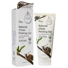 Ekel Пилинг-скатка Natural Clean Peeling Gel Black Snail с экстрактом черной улитки 180 мл