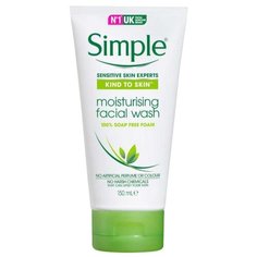Simple очищающий гель Kind to Skin Moisturising Face Wash, 150 мл