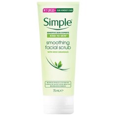 Simple Скраб для лица Kind to Skin Smoothing Facial Scrub с рисовыми гранулами 75 мл