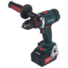 Ударная аккумуляторная дрель-шуруповерт Metabo BS 18 LTX Impuls 2013 5.2Ah x2 Case 110 Н·м зеленый/черный