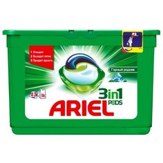 Капсулы Ariel PODS 3-в-1 Горный родник, пластиковый контейнер, 13 шт