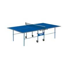 Стол для помещения Start Line Olympic с сеткой синий 274х152.5х76
