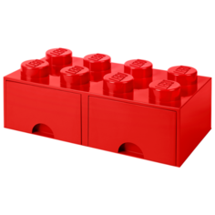 Ящик LEGO 8 knobs Brick drawer (4006) red