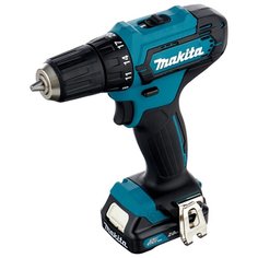 Аккумуляторная дрель-шуруповерт Makita DF333DWAE 30 Н·м синий/черный