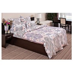 Постельное белье семейное Ночь Нежна 7639 Турмалин 50 х 70 сатин розовый