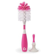 Munchkin Ершик для бутылочек и сосок, розовый