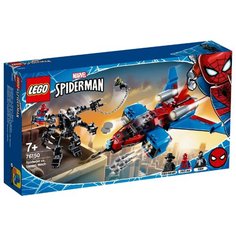 Конструктор LEGO Marvel Super Heroes 76150 Реактивный самолёт Человека-Паука против Робота Венома