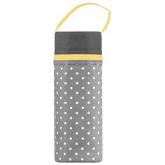 Lubby Сумка-термоконтейнер для бутылочки "Мягкий", серый/желтый