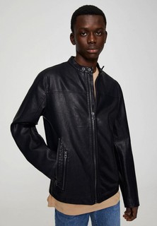 Куртка кожаная Pull&Bear