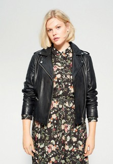 Куртка кожаная Violeta by Mango