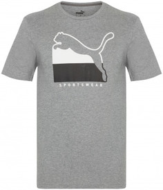 Футболка мужская Puma Athletics Tee Big Logo, размер 46-48