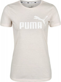 Футболка женская Puma ESS+ Logo Heather Tee, размер 42-44