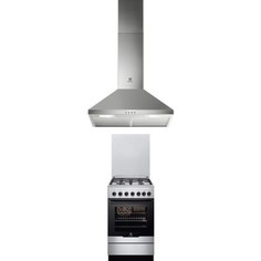 Комбинированная плита с вытяжкой Electrolux EKK 951301 X + LFC9316X