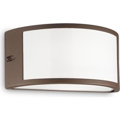 Уличный настенный светильник Ideal Lux Rex-1 AP1 Coffee