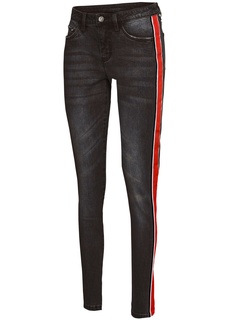 Джинсы Skinny с лампасами Bonprix