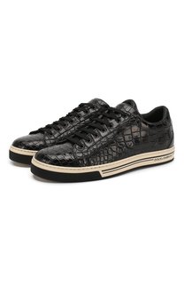 Кеды из кожи крокодила Roma Dolce & Gabbana