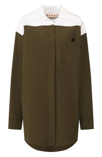 Хлопковая рубашка Marni