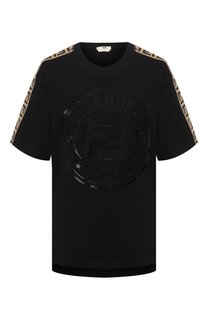 Хлопковая футболка Fendi