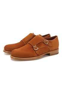 Замшевые монки Santoni