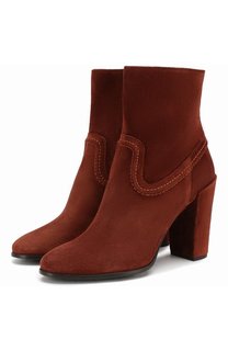 Замшевые ботильоны Tod’s Tods