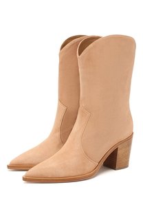 Замшевые сапоги Denver Gianvito Rossi